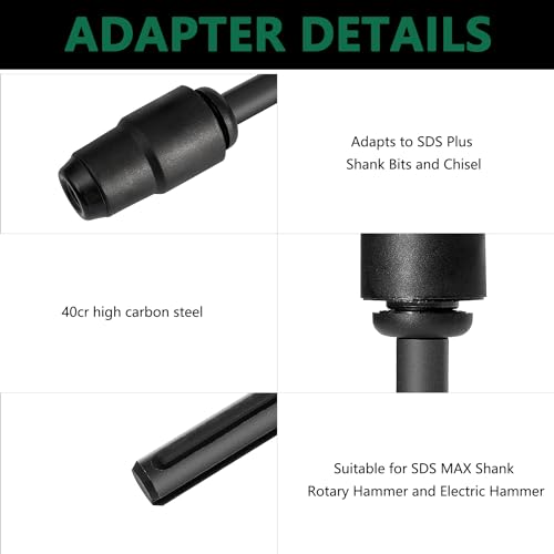 Monkey King Bar SDS Chuck Adapter, SDS Max to SDS Plus Adapter - Image 3
