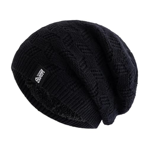 Gorro de invierno unisex protector contra el viento frio con forro polar suave