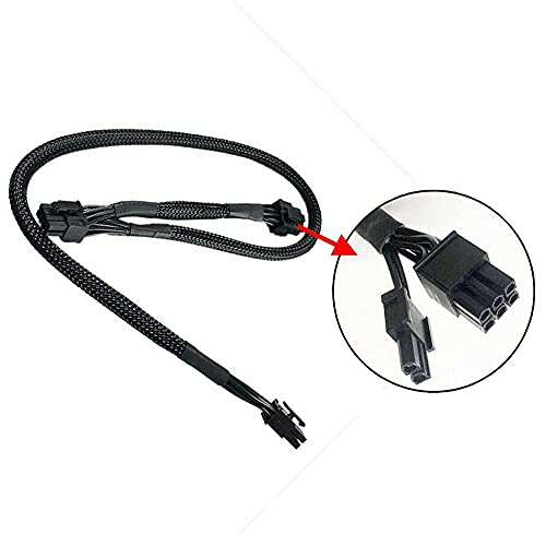 Zahara for EVGA Power Module Cable G2 G3 P2 GT Dual 8P 60+16CM for EVGA Replacement Cable, Black - Image 2