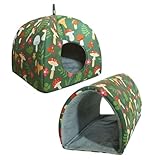 Renchey Hamster Schlafhöhle,2 Stücke Bequeme Warme Chinchilla Hängematte - Igel Hängematte Schlafbett - Für Hasen, Frettchen, Kaninchen, Tiere,