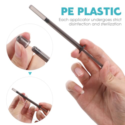 Image of EXCEART Disposable Lubricant Applicator Syringes 20-Pack Gel Tube Applicators with Leak-Proof Caps Private Area Medicine Push Tubes for Female Intimate Care Comfortable Insertion