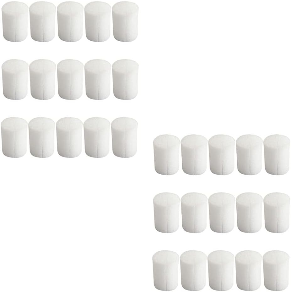YARNOW Hydroponic Plants 120pcs Plant Nursery Sponge Hydroponic Sponge Vegetables Seeds Planting Sponge Block Soilless Vegetables Cultivation Planting Tools (White) Planta