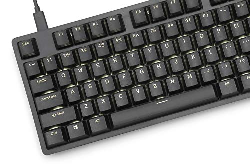 Drop Teclado mecânico ENTR — capa de alumínio anodizado sem tecla tenkeyless, teclas PBT com brilho