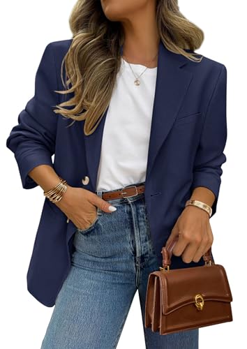 PRETTYGARDEN 2025 Blazers for Women Business Casual Long Sleeve L...