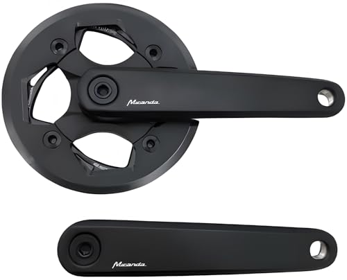 Pédalier 34T E-Bike Miranda 170mm noir CG anti-déraillement pour vélo électrique