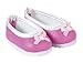 Corolle - T4560 -Mademoiselle Corolle - Chaussures pour Poupée de 36 cm - Rose Foncé