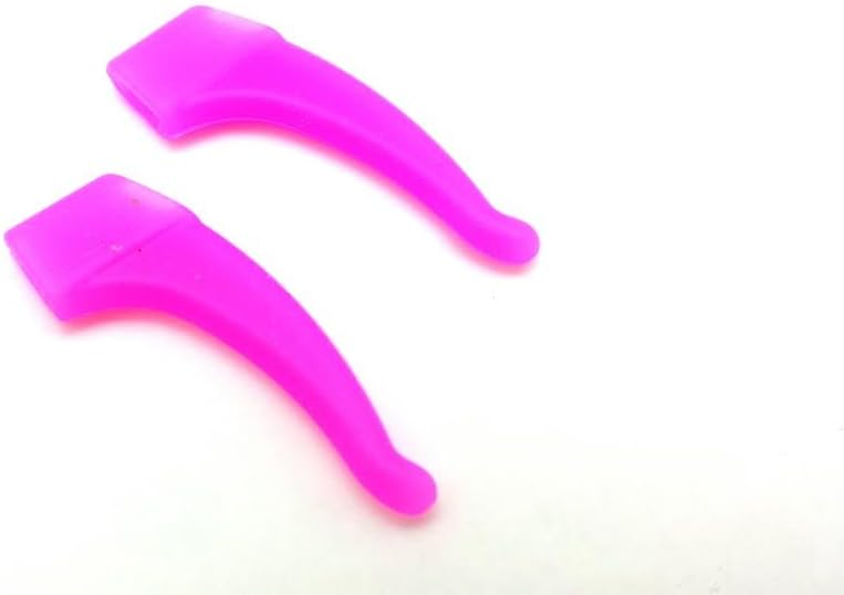 LMP Optical Premium Grade Comfortable Silicone Anti-Slip Holder for Glasses, Ear Hook, Eyeglass Temple Tip (Hot Pink)