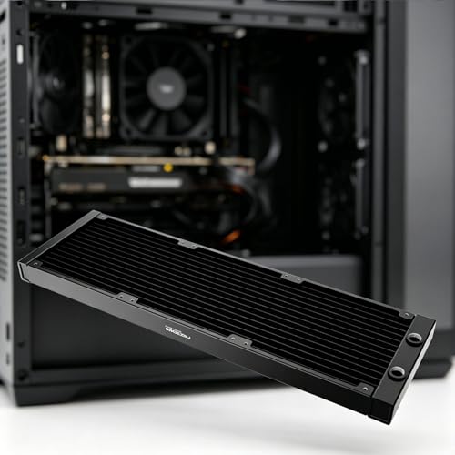 Radiateur de refroidissement à eau de 14 cm pour espace de travail calme - 2
