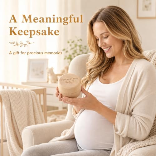 Umbilical Cord Keepsake Box, Baby Keepsake Box with Transparent Boxes — 사진 6