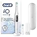 Produktbild Oral-B iO Series 7 Elektrische Zahnbürste/Electric Toothbrush, 2 Aufsteckbürsten, 5 Putzmodi für Zahnpflege, Display & Reiseetui, Designed by Braun, white alabaster