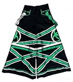 PHATTPANT Rave Gear Melbourne Shuffle Pants, Biohazard C013 Phat Trousers for Shuffle Dance, Ghost Step Hardstyle Jumpstyle Heatwave Dancing Pants Green