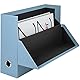 Rössler SOHO Archivbox A4 |Aufbewahrungsbox mit Deckel Pappe | Dokumentenbox A4 | Box mit Deckel | Aufbewahrungsbox mit Deckel Karton | 335 x 95 x 255 mm | 1 Stück | Farbe: Blau | Denim