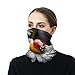 Ladybug on Daisy Flower Face Covers Exquisite Breathable Bandana Face Mask Scarf Soft Dust-proof Windproof Neck Gaiter Fashion Winter Neck Warmer Gator Scarf for Adult Face Shield