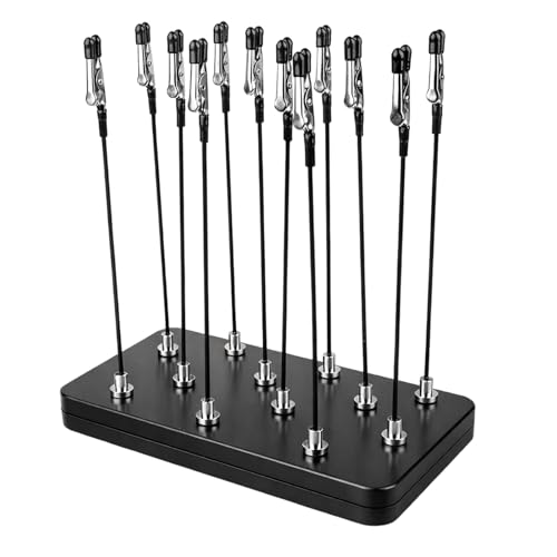 Model Painting Stand Helping Hands Soldering and Model Holder for Painting Soldering Iron Stand with Metal Clamps 12 Piece Set with Storage Box Model Making Tools for Precision Work