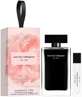 NARCISO RODRIGUEZ FOR HER EDT 100 ML + PURE MUSC EDP 10 ML SET REGALO
