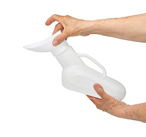 image for Portable Urinal With Female Adapter – Incontinence Pee Bottle Made F