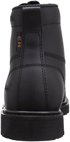 Ad Tec 6in Certified Electrical Hazard Free Work Boots for Men - Action Leather & Composite Safety Toe, Black | Image 2