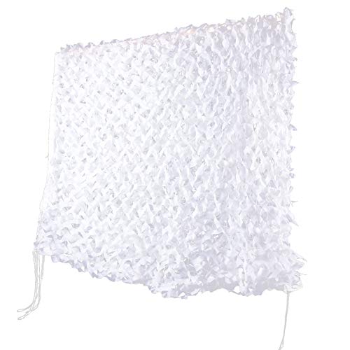 HYOUT Camouflage Netting, 6.5x10ft Camo Net Blinds Great for Sunshade Camping Shooting Hunting etc,White