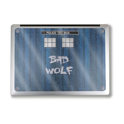 Image of Glossy Glitter Laptop Skin Compatible with Surface Laptop 7 15 inch (2024) - Time Lord Box - Premium 3M Vinyl Protective Wrap Decal Cover - Easy to Apply | Crafted in The USA by MightySkins