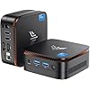 KAMRUI Essenx E1 Mini PC, W-11 Pro 12th N97 Mini computadoras (Beat N150, hasta 3.6 GHz), mini computadoras de escritorio 16 GB RAM 512 GB SSD, PC de escritorio compatible con HDMI 4K + DP, mini PC