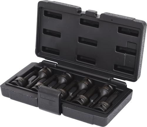 KS Tools 911.0944 1/2" Kraft-Bit-Stecknuss-Satz Vielzahn, 9-tlg., 35 x 25 x 13 cm – Ansicht 1