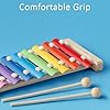 2Pcs Glockenspiel Mallets, 7.5 Inch Wooden Percussion Sticks for Xylophone Steel Tongue Drum Woodblock Bell Chime #3