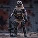Haoun 1/18 Scale 3.93 Inch Mercenary Army Military Action Figure Flexible Soldier Model with Accessories Collection Military Toys for Kids Adults - RAMAZ