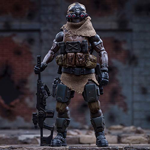 Haoun 1/18 Scale 3.93 Inch Mercenary Army Military Action Figure Flexible Soldier Model with Accessories Collection Military Toys for Kids Adults - RAMAZ