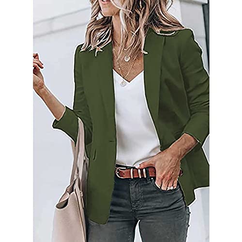 Foviguo Winter Coats For Women Plus Size, Fall Crop Encanto Fitness Sleeveless Coats Women Midweight Plain Slim Fit Outerwear Windproof Deep V Neck Vest For Women Army Green #TOP1