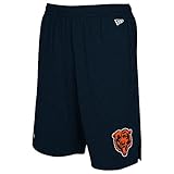New Era NFL Football Men's Ground Running Performance Casual Shorts, Chicago Bears, Small