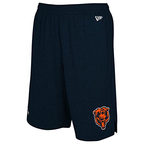 New Era NFL Football Men's Ground Running Performance Casual Shorts, Chicago Bears, Small