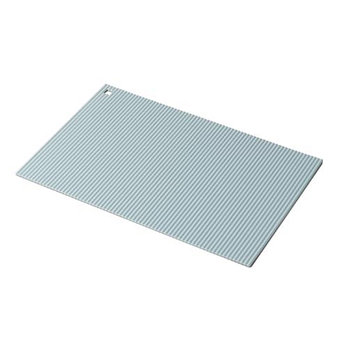 Zeal Grand dessous de plat en silicone pour plan de travail de cuisine pour casseroles et poêles chaudes (36 x 24 cm) – Tapis résistant à la chaleur –...