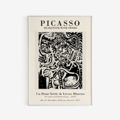 Toile Picasso abstrait coq affiche impression murale