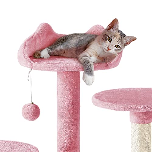 image for Yaheetech Multi-Level Cat Tree Stand House Furniture with Condos, Scra