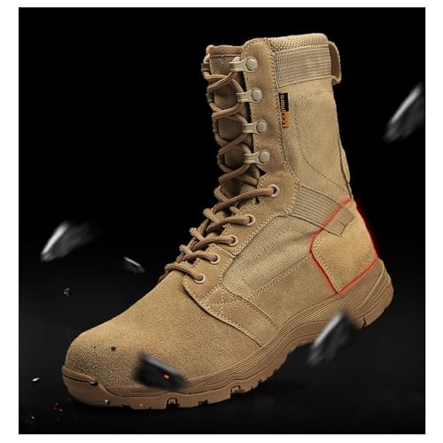 Tactical Boots for Men Military Work Motorcycle Combat Desert Boots4