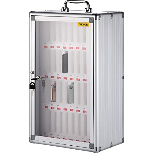 VEVOR Handy Aufbewahrungsschrank 1 x 6 cm Handy Aufbewahrungsbox 32 x 20 x 51 cm 5 kg Speicher Rack Unabhängiger Handy Aufbewahrungsschrank Wand Montiert Multifunktionale Lagerung Box