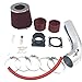 3-Inch Cold Air Intake Kit + Filter Compatible for Infiniti FX35 G35 for Nissan 350Z 3.5L V6 2003-2006 Fits All Transmission Type (Red)