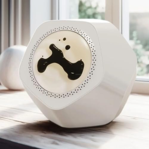 Głośnik Bluetooth z wizualnym pokazem świetlnym – 2-stopniowy przełączany wyświetlacz Ferrofluid zapewnia dynamiczne wrażenia dźwiękowe, wyjątkowy prezent techniczny