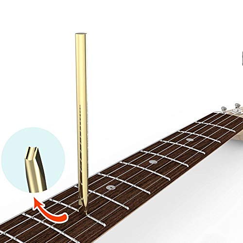 Jiayouy Guitar Fret Wire Setter Professional Luthier Repair Tools For Guitar Bass Ukulele Etc Golden #TOP2