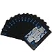 Produktbild Silverdee Schwarz PVC Kunststoff Wasserdicht Poker Brettspielkarten Wasserdicht Magic Cards Brettspiel-Spielkarten