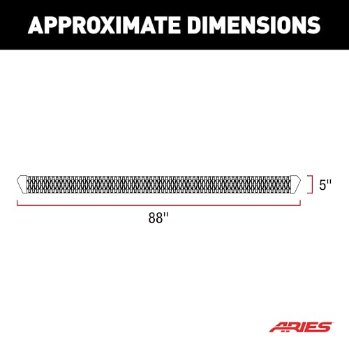 Estribos SlimGrip de Aluminio Negro 5" x 88" ARIES para Camioneta miniatura 3