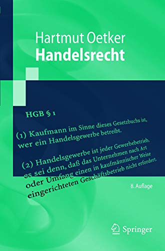 Handelsrecht (Springer-Lehrbuch)