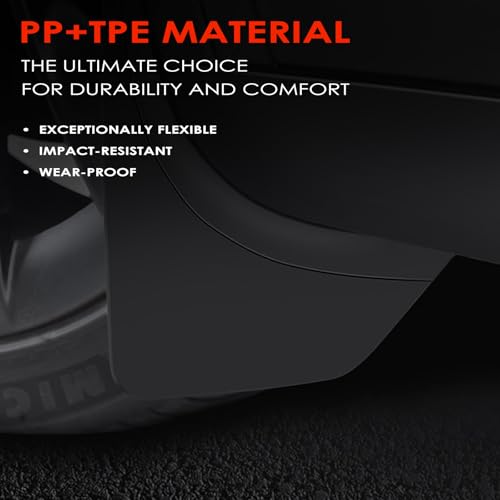 Image of Tesla Model 3 2024 2025 Accessories Mud Flaps, No Drilling No Tape Paint Protection All Weather Splash Guards Tire Protector Mudflaps for Tesla Accessories
