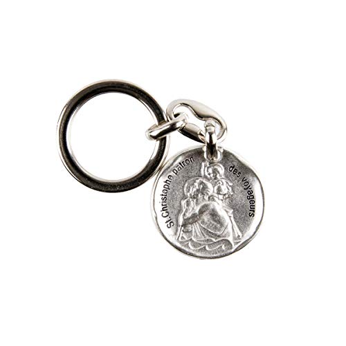 ILHORIN ESOTERISME Porte clés Rond Saint Christophe Hauteur 3 cm (Livraison Gratuite) Cover