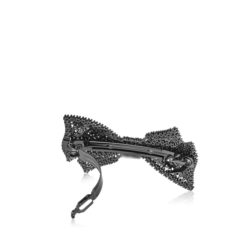 Cintas Para el Pelo de Cola de Caballo Simple temperamento elegante arco horquilla romántico retro horquilla mitad pelo top horquilla cabello alto cabello accesorios de pelo exquisito Accesorios Para