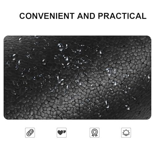 Rodillo de espuma para ejercicio CALLARON Epp Semi-Round de 45 cm, color negro, para masajes de tejido profundo y fitness miniatura 5