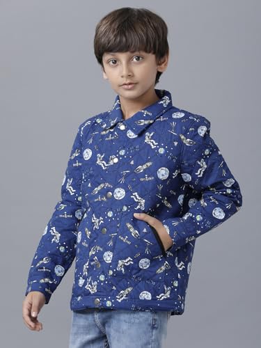 Image of Under Fourteen Only Boys Winter Jacket, Full Sleeve,Sleeveless Quilted Puffer Jacket with Front Closure, Casual Warm Jacket for Kids, Lightweight Winterwear for School, Outdoor Play and Travel