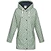 Produktbild Ankerglut Damen Friesennerz Regenmantel Kapuze Gefüttert Wasserdicht Wetterfest Übergangsjacke #ankerglutwolke Regenjacke, slategray, 36