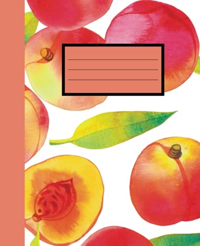 Juicy Peaches 7.5x9.25in. Softcover Composition Notebook