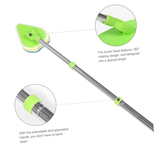 Brosse pour sols extensible STOBAZA pour récurer sans effort